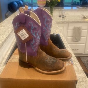 Girls Old West Size 3 Cowboy Boots